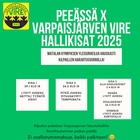 PeeÄssä ja Vire järjestävät salikisasarjan Varpaisjärven liikuntahallilla. Kisapäivä on keskikiviikko. Kaikki palkitaan ja voit tulla kisailemaan vaikket kävisi harjoituksissa.