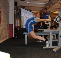 Jenni penkkiasentoon menossa SM-2014